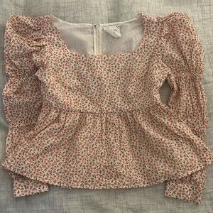 Floral Peplum Blouse